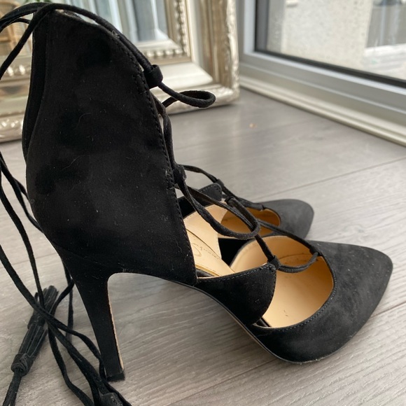 Jessica Simpson suede lace up pumps - Picture 4 of 7